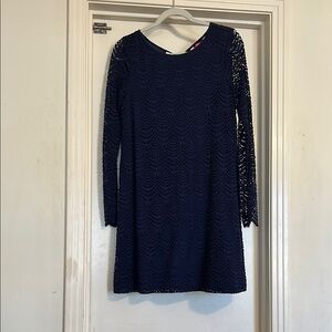 Lilly Pulitzer Navy Lace Dress